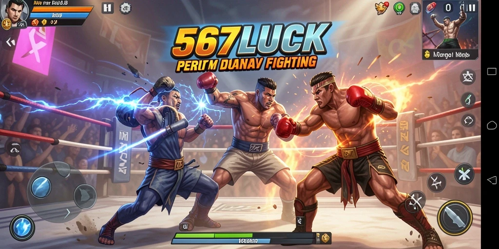 Screenshot gameplay Fighting yang menampilkan aksi seru di 567LUCK.
