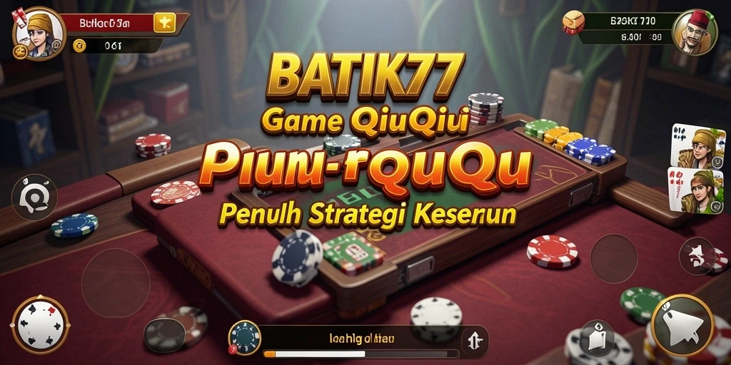 Screenshot gameplay BATIK77 yang menampilkan serunya bermain QiuQiu.