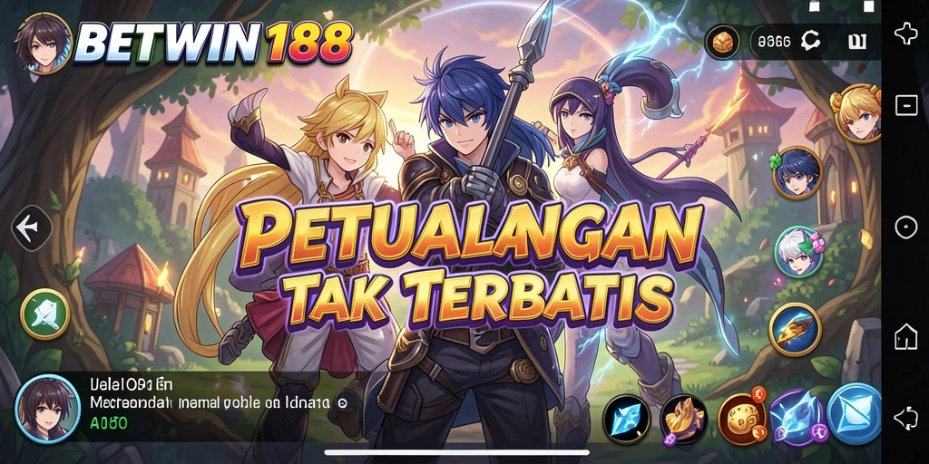 Tangkapan layar BETWIN188 menunjukkan karakter Anime yang beraksi dalam pertarungan seru.