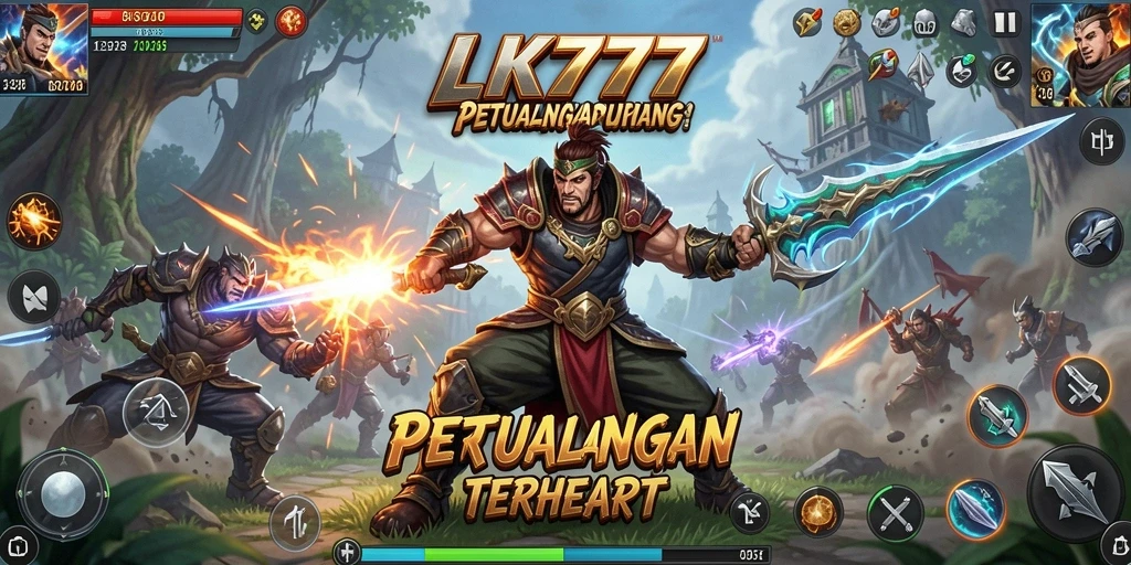 Tampilan seru dari gameplay LK777 dengan pertarungan yang mendebarkan.