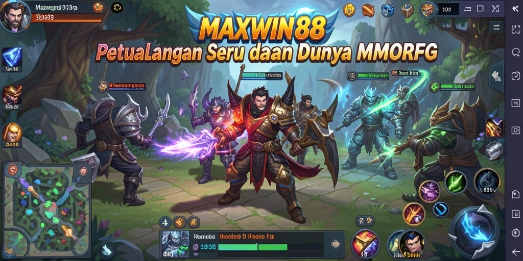 Tangkap momen seru dalam gameplay MMORPG MAXWIN88.