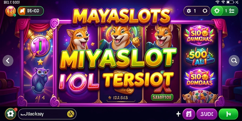Screenshot menunjukkan gameplay seru dan grafis menawan dari MAYASLOTS.