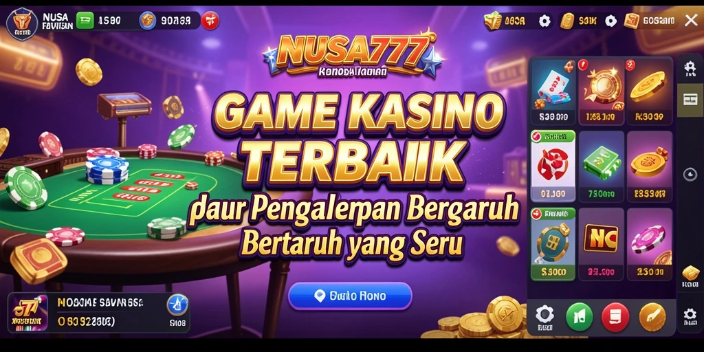 Tampilan gameplay NUSA777 yang menarik dan menghibur.